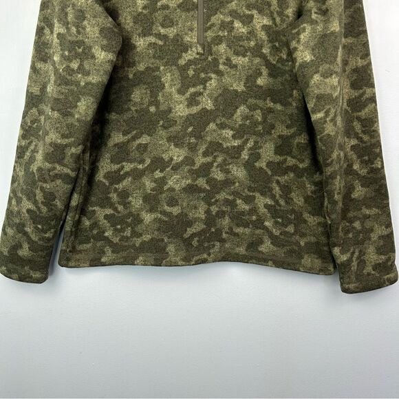 The North Face Sherpa Lined Sweater Knit 1/4 zip Fleece Pullover Jacket Men’s M - Picture 2 of 14